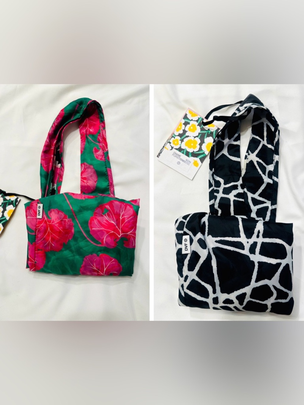 DVF X Target woven market bags - 2 pcs
